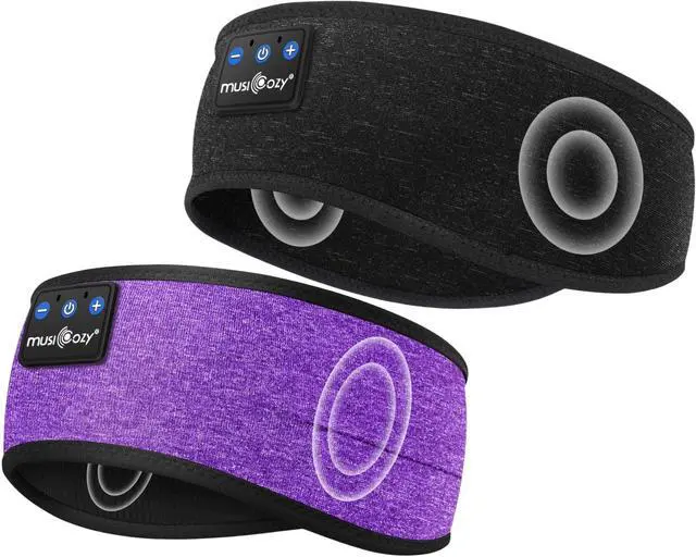 Main image of MUSICOZY Sleep Headphones Wireless, Bluetooth Headband Sports Sleeping Headphones Sleep Mask Earbuds Breathable Music Headband with Bluetooth 5.4, Perfect for Workout Running