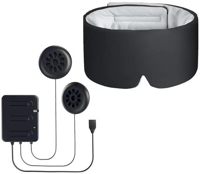 Main image of MUSICOZY Ice Silk Sleep Mask with Bluetooth Headphones, Sleep Headphones BluetoothSports Wireless Earphones Earbuds with HD Stereo Speaker, Eye Mask for Sleeping Blackout, Luxury Sleep for Men Women