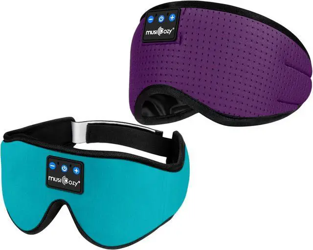 Main image of MUSICOZY Sleep Headphones Breathable Bluetooth 5.4 Headband 3D Sleeping Headphones, Wireless Eye Mask Sleep Earbuds for Side Sleeper Women Office Air Travel Cool Tech Gadgets Unique Gifts