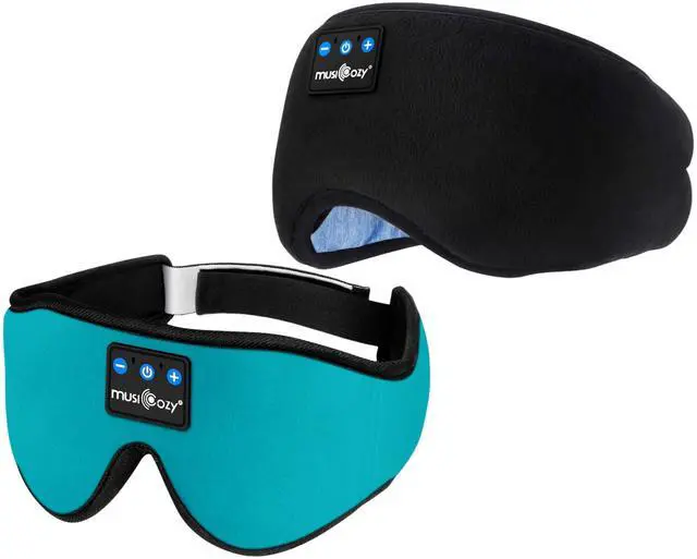 Main image of MUSICOZY Sleep Headphones Bluetooth 5.2 Headband Sleeping Headphones Sleep Mask, Wireless Music Eye Mask Sleep Earbuds for Side Sleeper Men Women Cool Tech Gadget Unique Gift Office Travel, Pack of 2