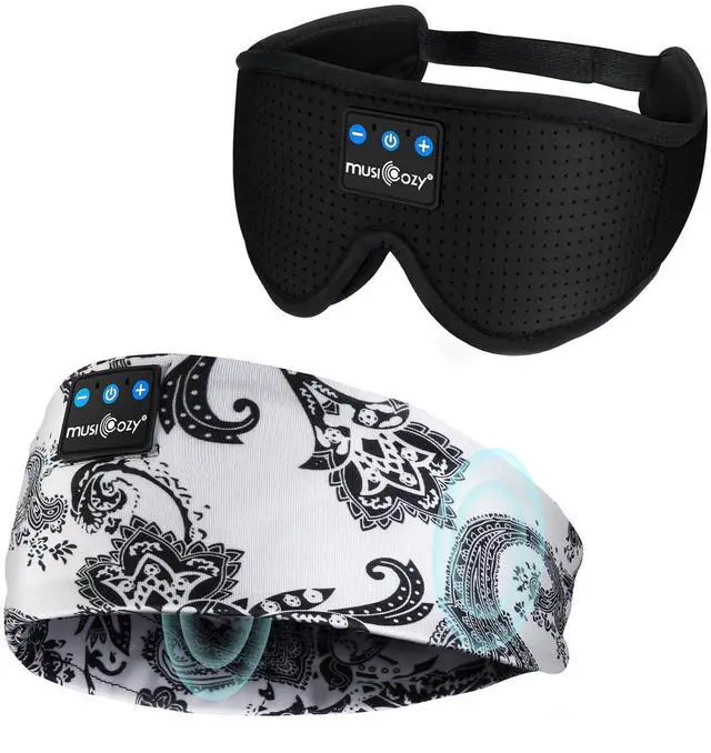 Main image of MUSICOZY Sleep Headphones Bluetooth 5.4 Headband, Sports Wireless Earphones Sweat Resistant Earbuds Sleeping Headphone with Ultra-Thin HD Stereo Speaker for Workout Running Cool Gadgets Unique Gifts