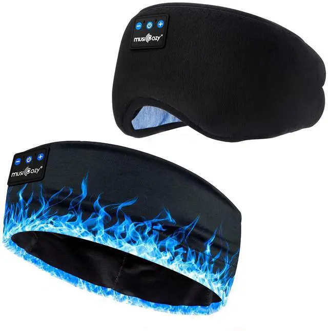 Main image of MUSICOZY Sleep Headphones Bluetooth 5.4 Headband, Sports Wireless Earphones Sweat Resistant Earbuds Sleeping Headphone with Ultra-Thin HD Stereo Speaker for Workout Running Cool Gadgets Unique Gifts