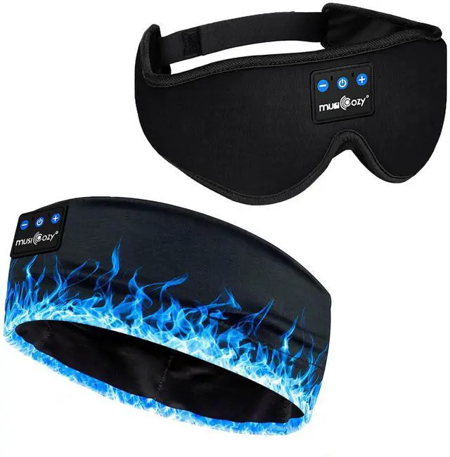 Main image of MUSICOZY Sleep Headphones Bluetooth 5.4 Headband, Sports Wireless Earphones Sweat Resistant Earbuds Sleeping Headphone with Ultra-Thin HD Stereo Speaker for Workout Running Cool Gadgets Unique Gifts