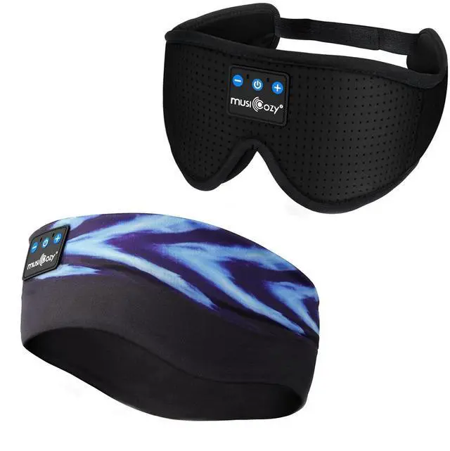 Main image of MUSICOZY Sleep Headphones Bluetooth 5.4 Headband, Sports Wireless Earphones Sweat Resistant Earbuds Sleeping Headphone with Ultra-Thin HD Stereo Speaker for Workout Running Cool Gadgets Unique Gifts