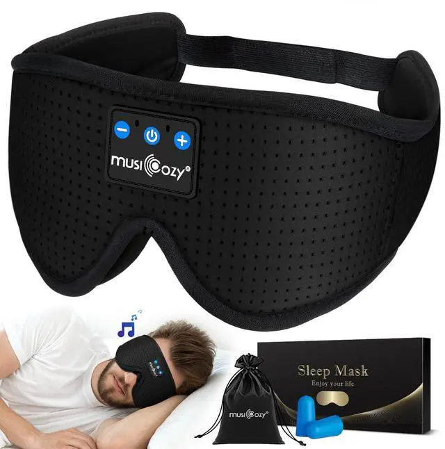 Alt view image 3 of 5 - MUSICOZY Sleep Headphones Bluetooth 5.4 Headband, Sports Wireless Earphones Sweat Resistant Earbuds Sleeping Headphone with Ultra-Thin HD Stereo Speaker for Workout Running Cool Gadgets Unique Gifts