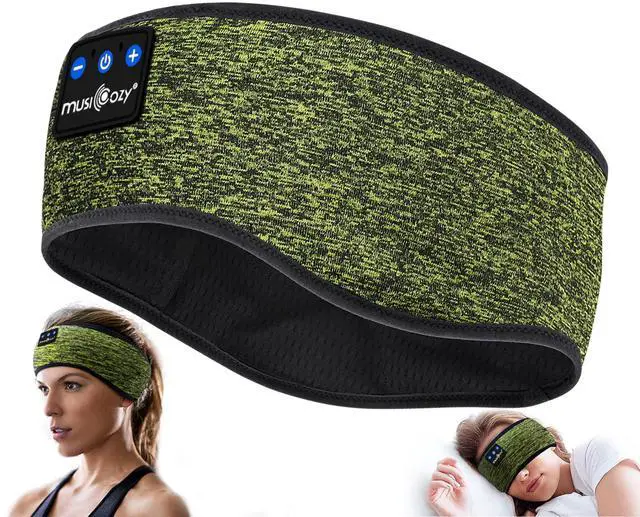 Alt view image 2 of 5 - MUSICOZY Sleep Headphones Bluetooth 5.4 Headband, Sports Wireless Earphones Sweat Resistant Earbuds Sleeping Headphone with Ultra-Thin HD Stereo Speaker for Workout Running Cool Gadgets Unique Gifts