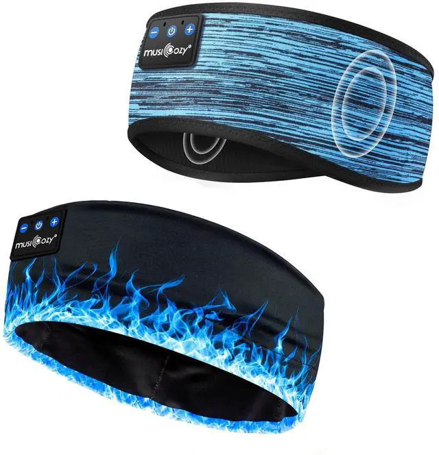 Main image of MUSICOZY Sleep Headphones Bluetooth 5.4 Headband, Sports Wireless Earphones Sweat Resistant Earbuds Sleeping Headphone with Ultra-Thin HD Stereo Speaker for Workout Running Cool Gadgets Unique Gifts