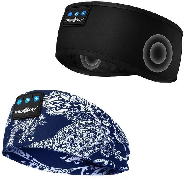 Main image of MUSICOZY Sleep Headphones Bluetooth 5.4 Headband, Sports Wireless Earphones Sweat Resistant Earbuds Sleeping Headphone with Ultra-Thin HD Stereo Speaker for Workout Running Cool Gadgets Unique Gifts