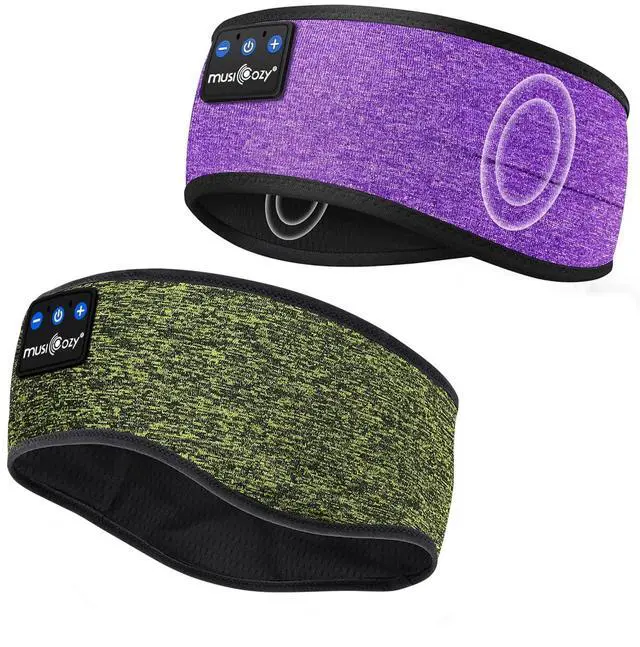 Main image of MUSICOZY Sleep Headphones Bluetooth 5.4 Headband, Sports Wireless Earphones Sweat Resistant Earbuds Sleeping Headphone with Ultra-Thin HD Stereo Speaker for Workout Running Cool Gadgets Unique Gifts