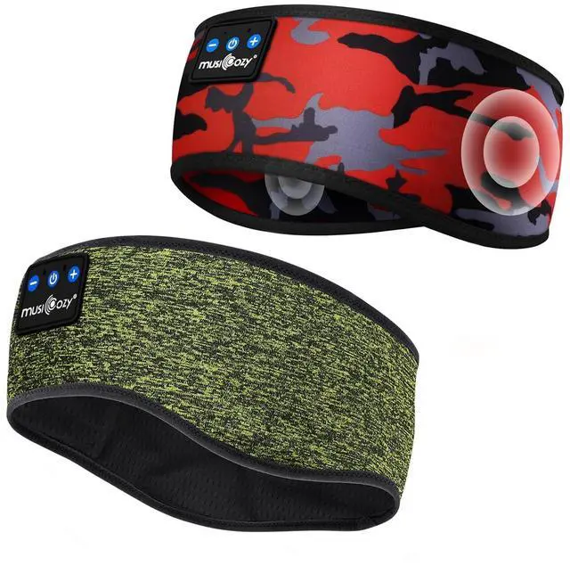 Main image of MUSICOZY Sleep Headphones Bluetooth 5.4 Headband, Sports Wireless Earphones Sweat Resistant Earbuds Sleeping Headphone with Ultra-Thin HD Stereo Speaker for Workout Running Cool Gadgets Unique Gifts