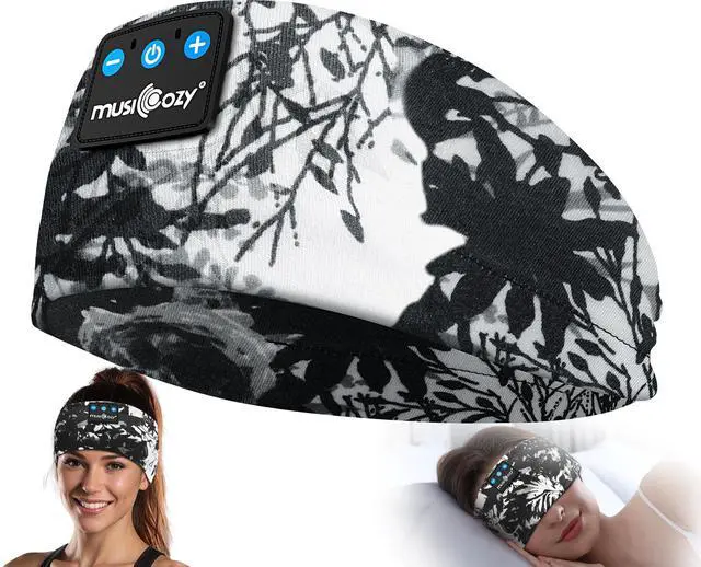 Alt view image 2 of 5 - MUSICOZY Sleep Headphones Bluetooth 5.4 Headband, Sports Wireless Earphones Sweat Resistant Earbuds Sleeping Headphone with Ultra-Thin HD Stereo Speaker for Workout Running Cool Gadgets Unique Gifts