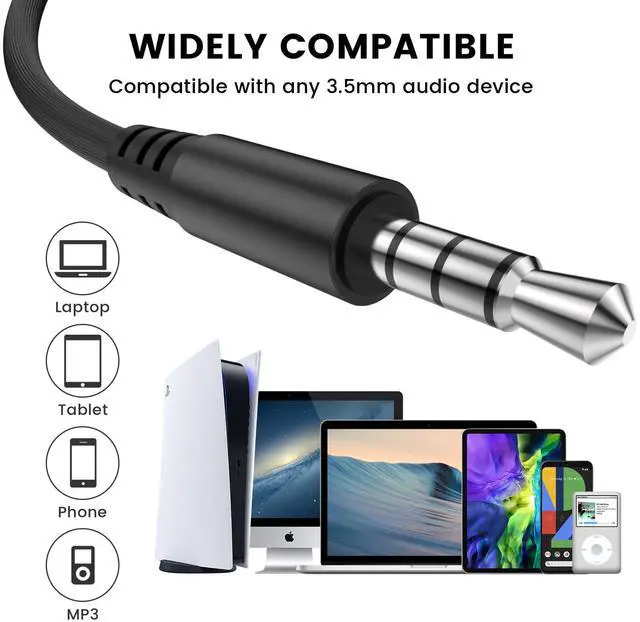 Alt view image 5 of 5 - MOSWAG Wired Earbuds with Microphone, 3.5mm Jack in Ear Headphones with Microphone Suitable for Smartphones, Computers, Laptops, IPads, MP3 Players, Etc