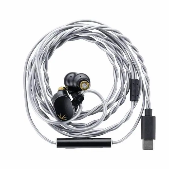 Main image of Moondrop CHU II DSP Headphones High Performance Dynamic Driver USB-C in-Ear Monitors Type-C with Microphone Earphone