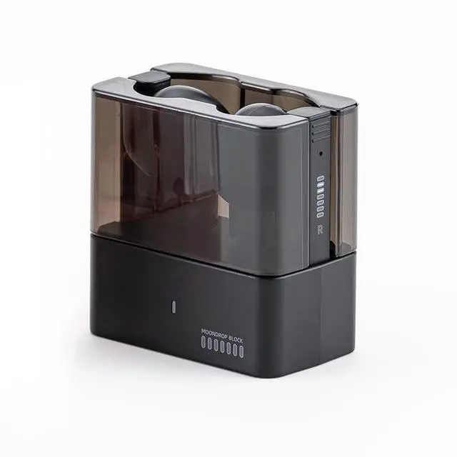 Alt view image 2 of 5 - Moondrop Block Semi in Ear Flath ead Earbuds True Wireless Earphones (Black)