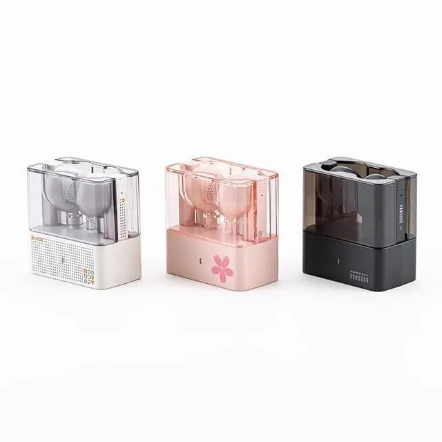 Alt view image 3 of 5 - Moondrop Block Semi in Ear Flath ead Earbuds True Wireless Earphones (Black)