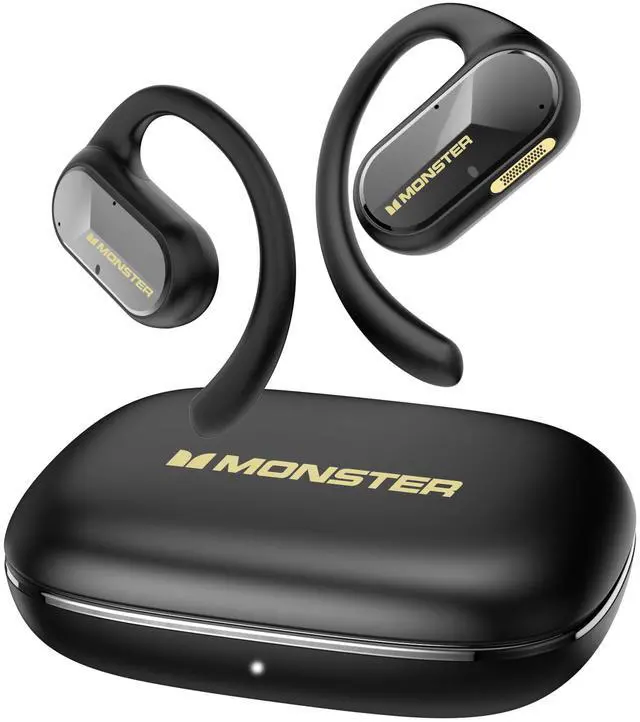 Main image of Monster Open Ear AC312 Headphones, Bluetooth 5.4, Wireless Earbuds with ENC Noise-Cancelling Mic, Immersive Stereo Sound by 16mm Large Drivers, Clear Calls, 32H Playtime, Sport Earbuds for Gym
