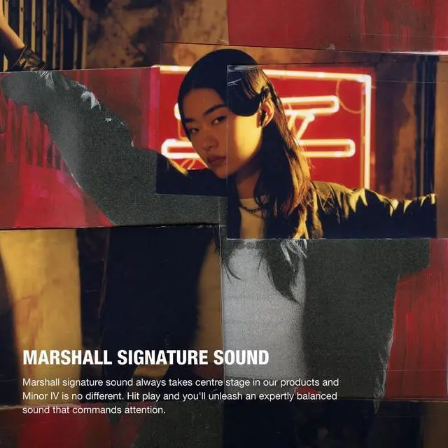 Alt view image 2 of 5 - Marshall Minor IV True Wireless Headphone, Black
