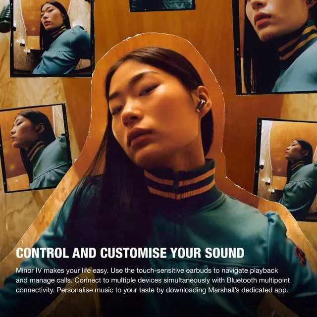 Alt view image 5 of 5 - Marshall Minor IV True Wireless Headphone, Black