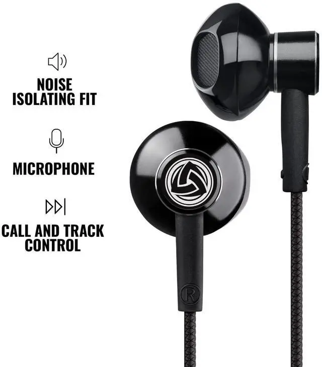 Alt view image 4 of 5 - LUDOS SPECTA Wired Earbuds in-Ear Headphones, 5 Years Warranty, Earphones with Microphone for Clear Calls, Noise Isolating, for iPhone, iPad, Samsung, Laptop, School Students, Kids, Women, Small Ears