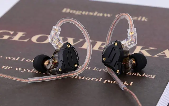 Alt view image 4 of 5 - Linsoul KZ ZS10 Pro, 4BA+1DD 5 Driver in-Ear HiFi Metal Earphones with Stainless Steel Faceplate, Tripowin Zonie IEM Cable, 2m Long Earbud Cable