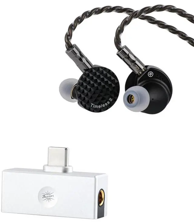 Main image of Linsoul 7Hz Timeless II in Ear Monitor, Upgraded 14.5mm Planar Magnetic Driver IEM Kiwi Ears Allegro Mini Portable IEM DAC, in Ear Monitor Amplifier