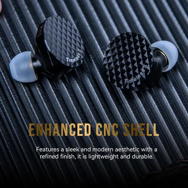 Alt view image 5 of 5 - Linsoul 7Hz Timeless II in Ear Monitor, Upgraded 14.5mm Planar Magnetic Driver IEM, Wired Earbuds(Timeless II) Tripowin Zonie IEM Cable, 2m Long Earbud Cord, 16 Core Silver Plated Earphone
