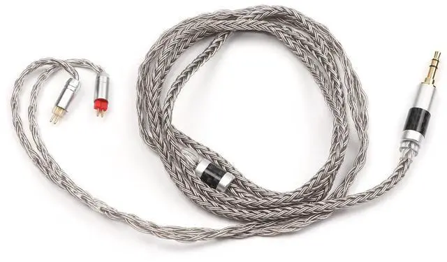 Alt view image 5 of 5 - Linsoul Kiwi Ears KE4 in Ear Monitor, 2DD+2BA Hybrid Earphone & Tripowin Zonie 16 Core Silver Plated IEM Cable, SPC Earphone Cable