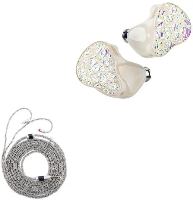 Main image of Linsoul THIEAUDIO Hype 4 2DD+4BA in Ear Monitor, HiFi IEM Earphones with Tonal Balance, Latest Sonion Driver, Tripowin Zonie IEM Cable, 2m Long Earbud Cable