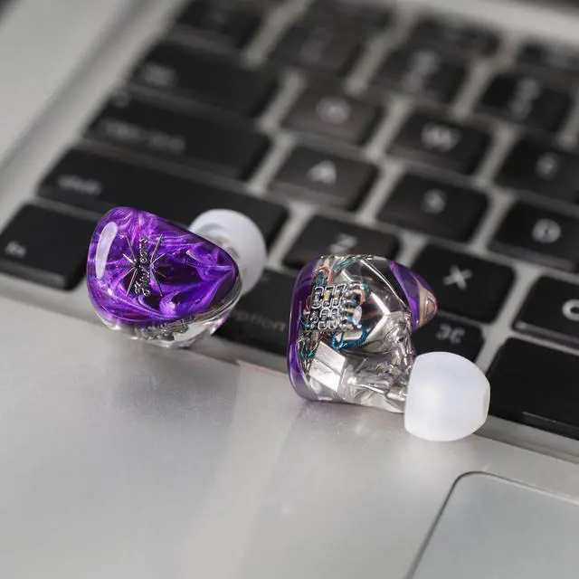 Alt view image 3 of 5 - Linsoul Kiwi Ears Orchestra Lite Performance Custom 8BA in-Ear Monitor IEM(Purple) Kiwi Ears Allegro Pro Upgraded IEM Earphone DAC/AMP