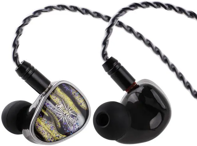 Alt view image 2 of 5 - Linsoul Kiwi Ears Étude in Ear Monitor, 3BA+1DD+1BN Hybrid Driver IEM Earphones Tripowin Zonie IEM Cable, 16 Core Silver Plated Earphone Upgraded Cords