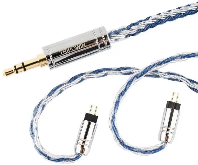 Alt view image 3 of 5 - Linsoul Kiwi Ears Canta in Ear Monitor, 1DD+2Planar Hybrid Earphone, Gaming Earbuds & Tripowin C-01 IEM Cable, 16 Core Hybrid Copper-Silver Earphone Cable