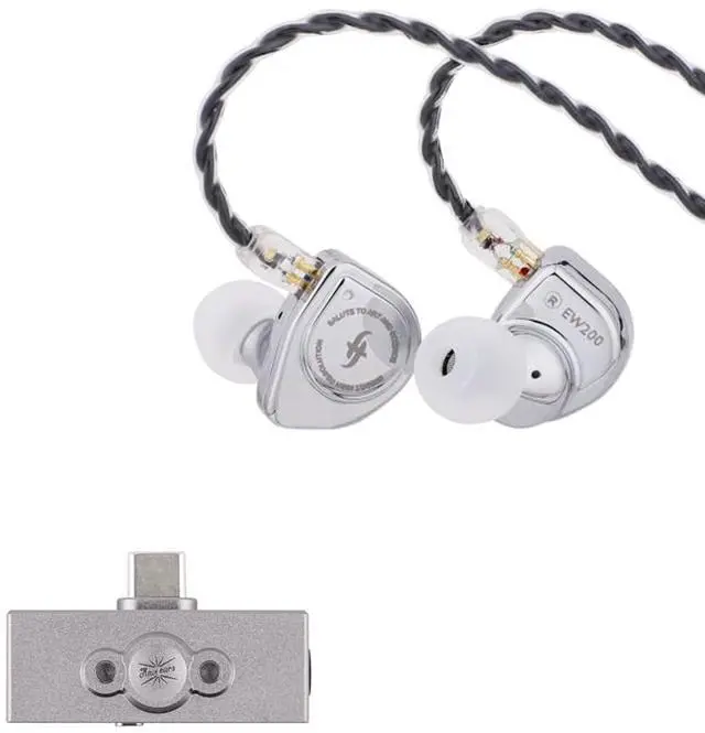 Main image of Linsoul SIMGOT EW200 10mm SCP Diaphragm Dynamic Driver in-Ear Earphones(EW200 DSP) Kiwi Ears Allegro Pro Upgraded IEM Earphone DAC/AMP