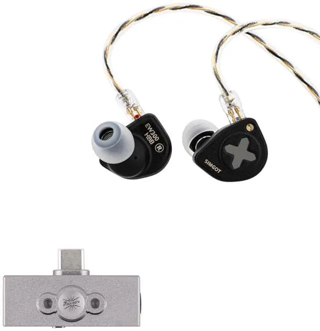 Main image of Linsoul SIMGOT EW300 1DD+1Planar+1PZT Hybrid Driver in Ear Monitor(EW300 HBB) Kiwi Ears Allegro Pro Upgraded IEM Earphone DAC/AMP