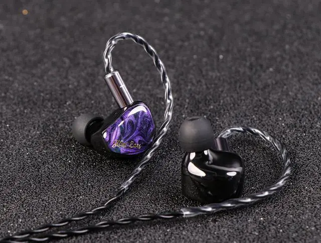 Alt view image 3 of 5 - Linsoul Kiwi Ears Cadenza in Ear Minitor (Purple) + Kiwi Ears Flex Earbud Tips