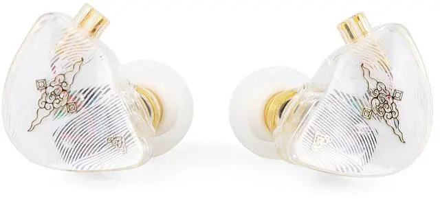 Alt view image 2 of 5 - Linsoul TANGZU Waner S.G HiFi 10mm Dynamic Driver PET Diaphragm in-Ear Earphone(White) + Kiwi Ears Flex Earbud Tips
