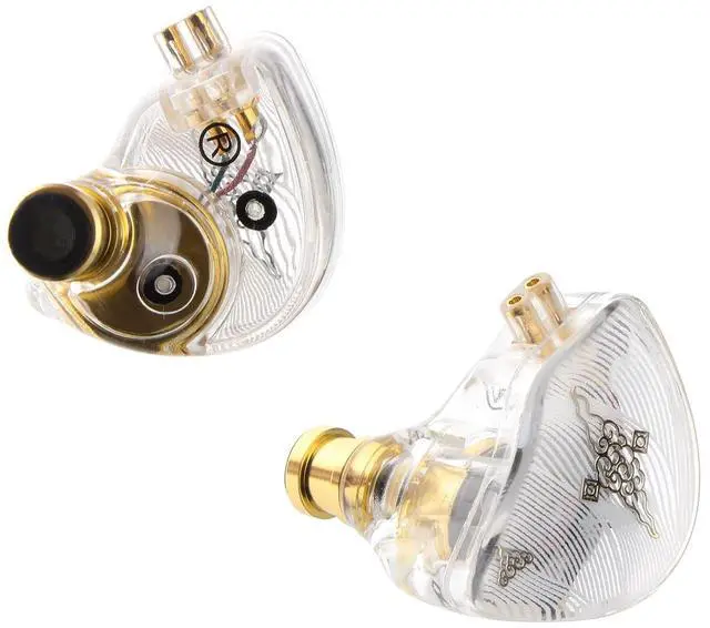Alt view image 4 of 5 - Linsoul TANGZU Waner S.G HiFi 10mm Dynamic Driver PET Diaphragm in-Ear Earphone(White) + Kiwi Ears Flex Earbud Tips
