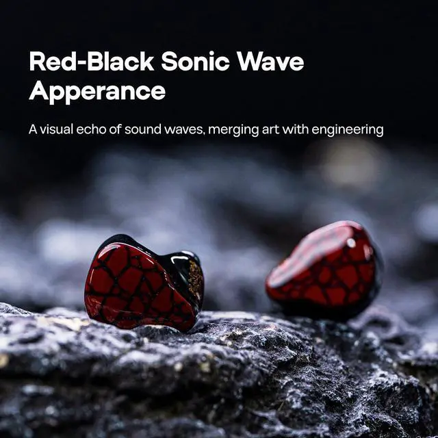 Alt view image 5 of 5 - Linsoul Punch Audio Martilo in Ear Monitor, 1 Planar + 2BA + 2DD Hybrid Driver Basshead IEM Earphones Kiwi Ears Allegro Mini Portable IEM DAC, in Ear Monitor Amplifier