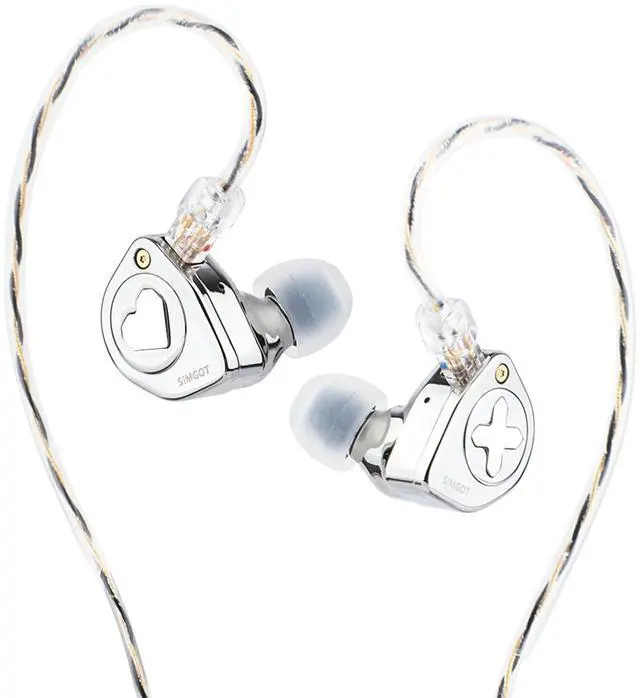 Alt view image 2 of 5 - Linsoul SIMGOT EW300 1DD+1Planar+1PZT Hybrid Driver in Ear Monitor, Wired Earbuds IEM, Gaming Earbuds with Detachable Nozzles & Kiwi Ears Allegro Mini Portable IEM DAC, in Ear Monitor Amplifier