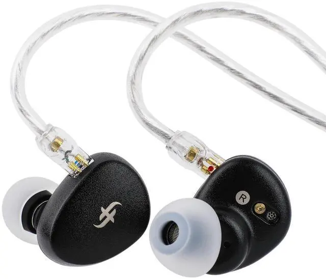 Alt view image 2 of 5 - Linsoul SIMGOT EA500 DSP 10mm Dynamic Driver in Ear Monitor + Tripowin Zonie 16 Core Silver Plated IEM Cable