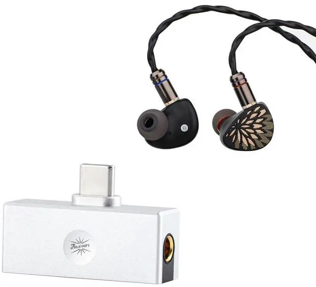Main image of Linsoul TANGZU YuXuanJi in Ear Monitor (Type C, Black) + Kiwi Ears Allegro Mini Portable IEM DAC