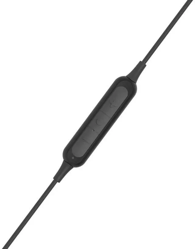 Alt view image 3 of 5 - KOSS The Plug Wireless Bluetooth in-Ear Buds, in-Line Microphone and Remote, Noise Isolating Memory Foam Cushions, Black