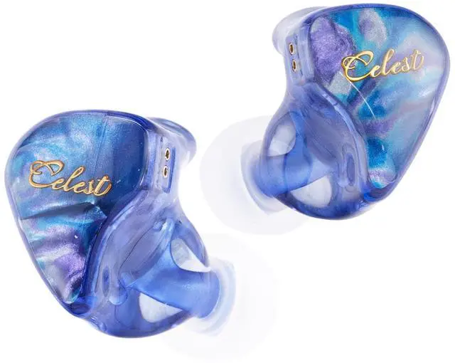 Alt view image 2 of 5 - QOA Celest WyvernQing 10mm LCP Driver in Ear Monitor Headphones, HiFi Wired Earbuds, Gaming Earbuds, IEM Earphones with Hand-Drawn Faceplate, Detachable Cable for Musicians Audiophile Singers DJ