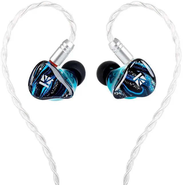 Main image of KBEAR Cepheus Hybrid in-Ear Monitors,2DD+6BA IEM Earphones,16 Drivers Hybrid HiFi Wired Earbuds,Gaming Earbud with 4-Core Alloy Copper Silver-plated Cable for Musician Audiophile (No Mic, Blue)