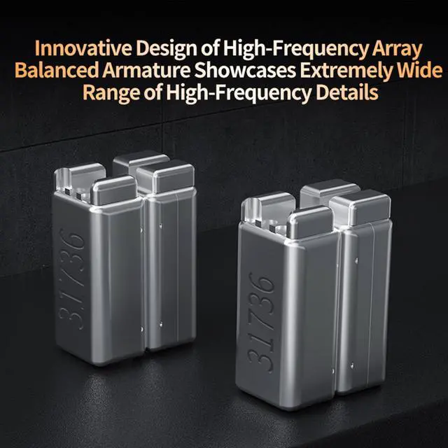 Alt view image 5 of 5 - kz zs12 pro x in Ear Monitor IEM Headphones and kbear case