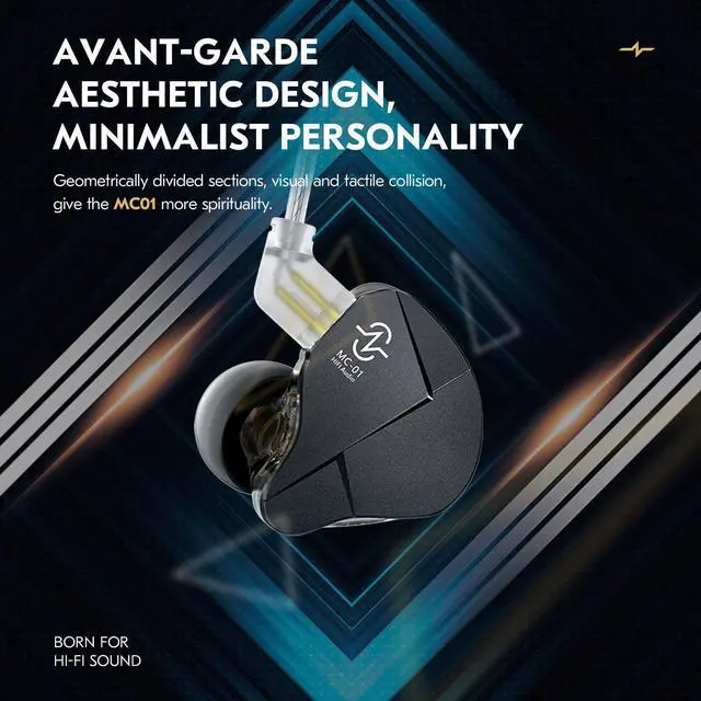 Alt view image 3 of 4 - Kinboofi ccz mc01 in Ear Monitor Headphones and kbear 07 Ear Tips Headphones