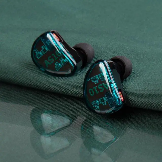 Alt view image 3 of 5 - Kinboofi usbc to 3.5mm Audio Adapter and kz as10 in Ear Monitor Headphones