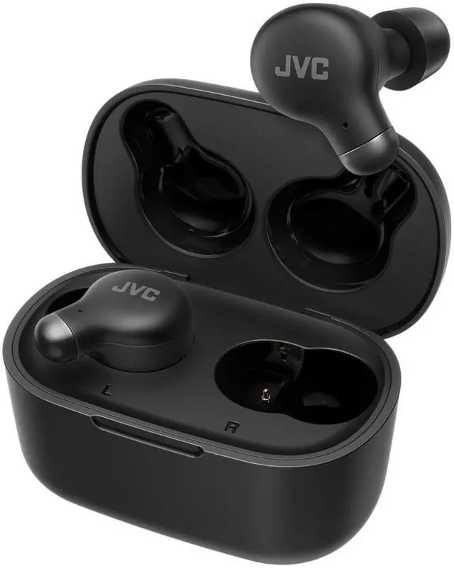 Main image of JVC Active Noise Cancelling True Wireless Earbuds - Bluetooth 5.3 with ANC - Comfortable Fit with S/M/L Silicon & Memory Foam Earpieces - IPX4 Water Resistant - 28 Hrs Playback - Compact Charging Case