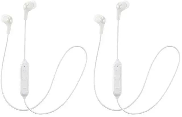 Main image of JVC Soft Wireless Earbud with Stayfit Tips, Remote and Mic and Bluetooth White (HA-FX9BTW) (Pack of 2)