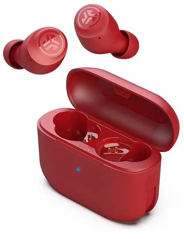 Main image of JLab Go Air Pop True Wireless Earbuds, in Ear Headphones, Bluetooth Earphones, Ear Buds with 32H Playtime, Bluetooth Earbuds with Microphone, USB Charging Case, Dual Connect, EQ3 Sound, Rose