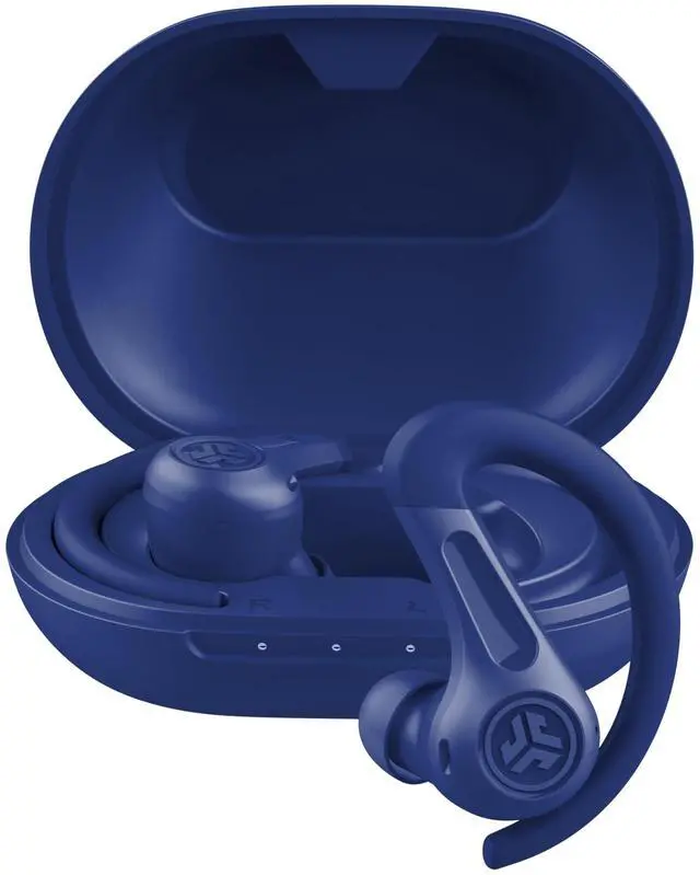 Main image of JLab JBuds Sport ANC 4 True Wireless Bluetooth Earbuds + Charging Case, Cobalt Blue, Swipe + Touch Controls, Hybrid Active Noise Cancelation, Multipoint Connect, Customized Settings App
